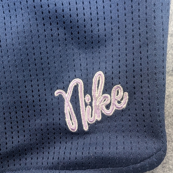 Nike vintage capri 3/4 Mesh, Gym, Yoga, Athletic, Sports Pants - Navy/Purple XL - Picture 2 of 9